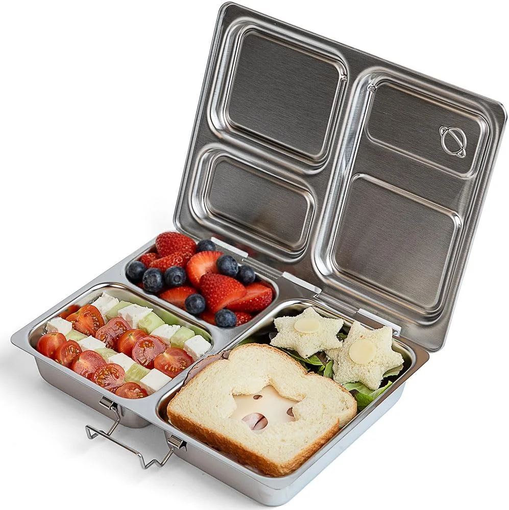 Rover Stainless Steel Bento Box Style Lunch Box for Kids with 5 Compartments ?C Durable, Dishwasher Safe and BPA-Free Food Container - Image 3