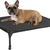 Veehoo Large Elevated Outdoor Dog Bed, Cooling Camping Raised Dog Cot