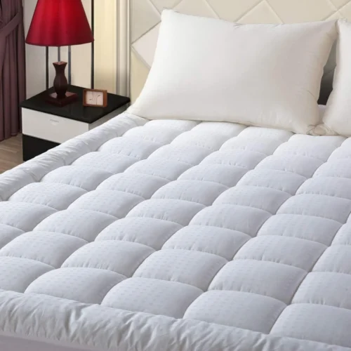 Alternative view of EASELAND Queen Mattress Pad, Extra Thick Cooling Pillow Top Mattress Topper