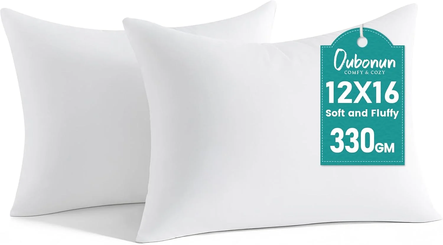 Oubonun 18 x 18 Throw Pillow Inserts (Pack of 2) - Image 3