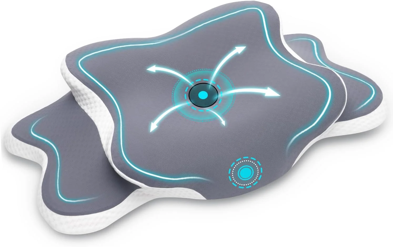 Delyoly Cervical Neck Pillow for Neck Pain, Orthopedic Memory Foam