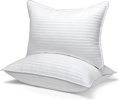 Alternative view of viewstar Pillows Queen Size 2 Pack, Firm Support Gusseted Bedding, White
