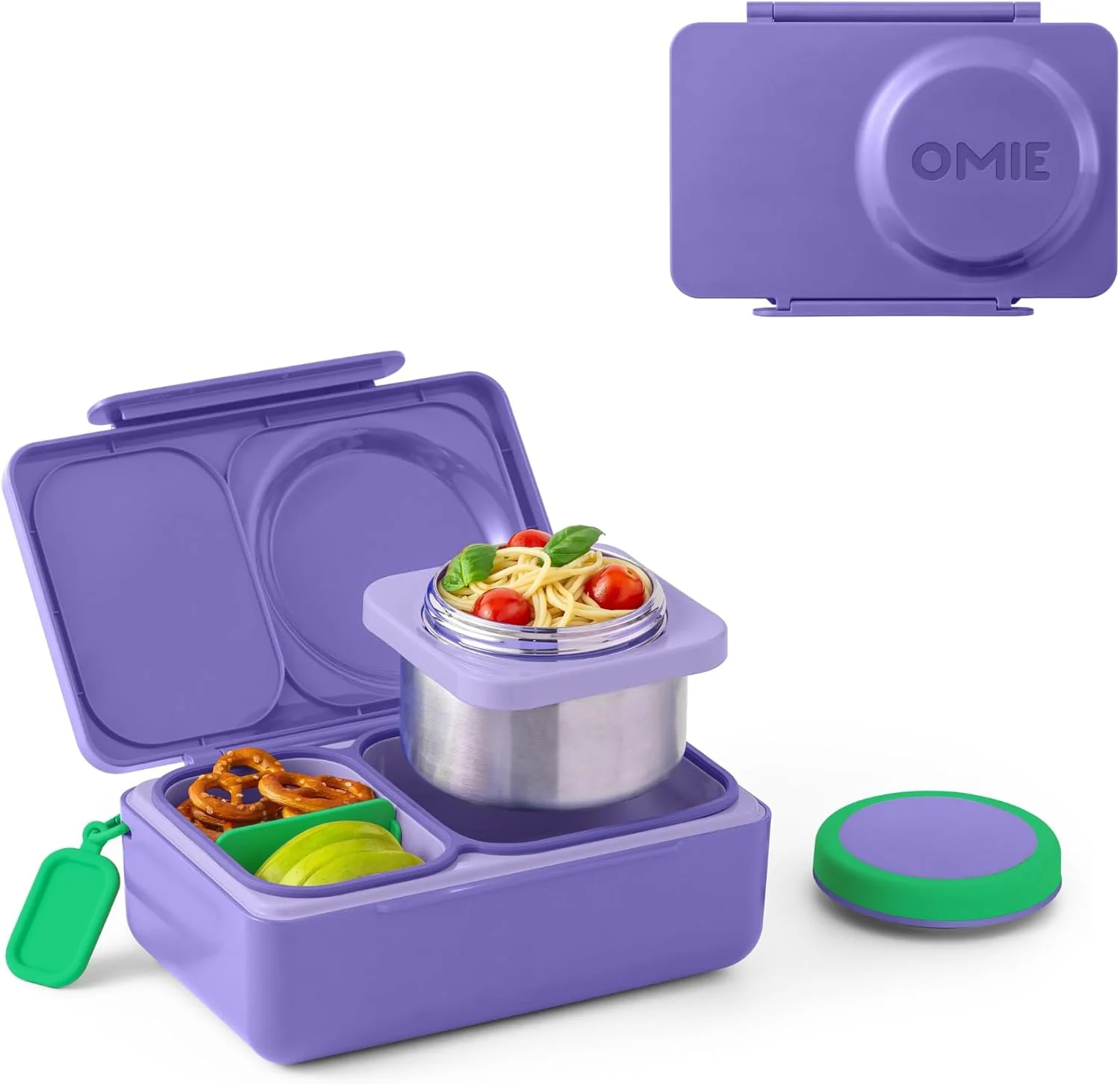 OmieBox UP Kids Insulated Bento Box, Graphite