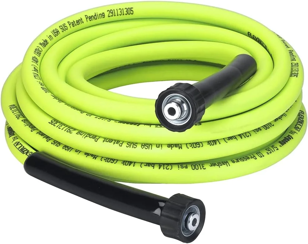 Pressure Washer Replacement Hose, 1/4 in. x 50 ft., 3100 PSI, M22 Fittings, No-Kink, Lightweight, ZillaGreen - Image 4