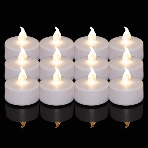 Alternative view of LED Tea Lights Candles Flameless Battery Operated WarmYellow 100PACK