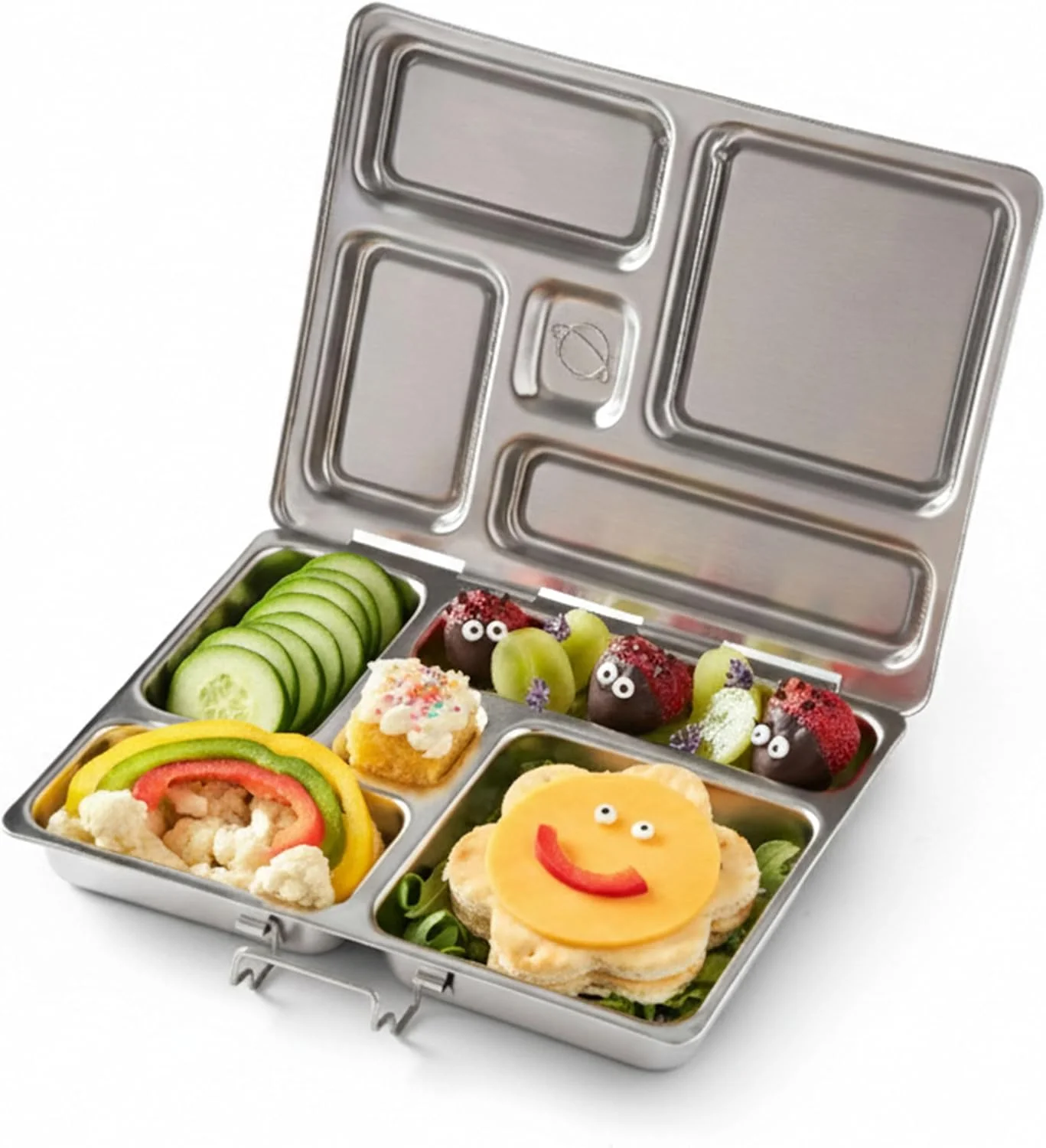 Rover Stainless Steel Bento Box Style Lunch Box for Kids with 5 Compartments ?C Durable, Dishwasher Safe and BPA-Free Food Container - Image 2