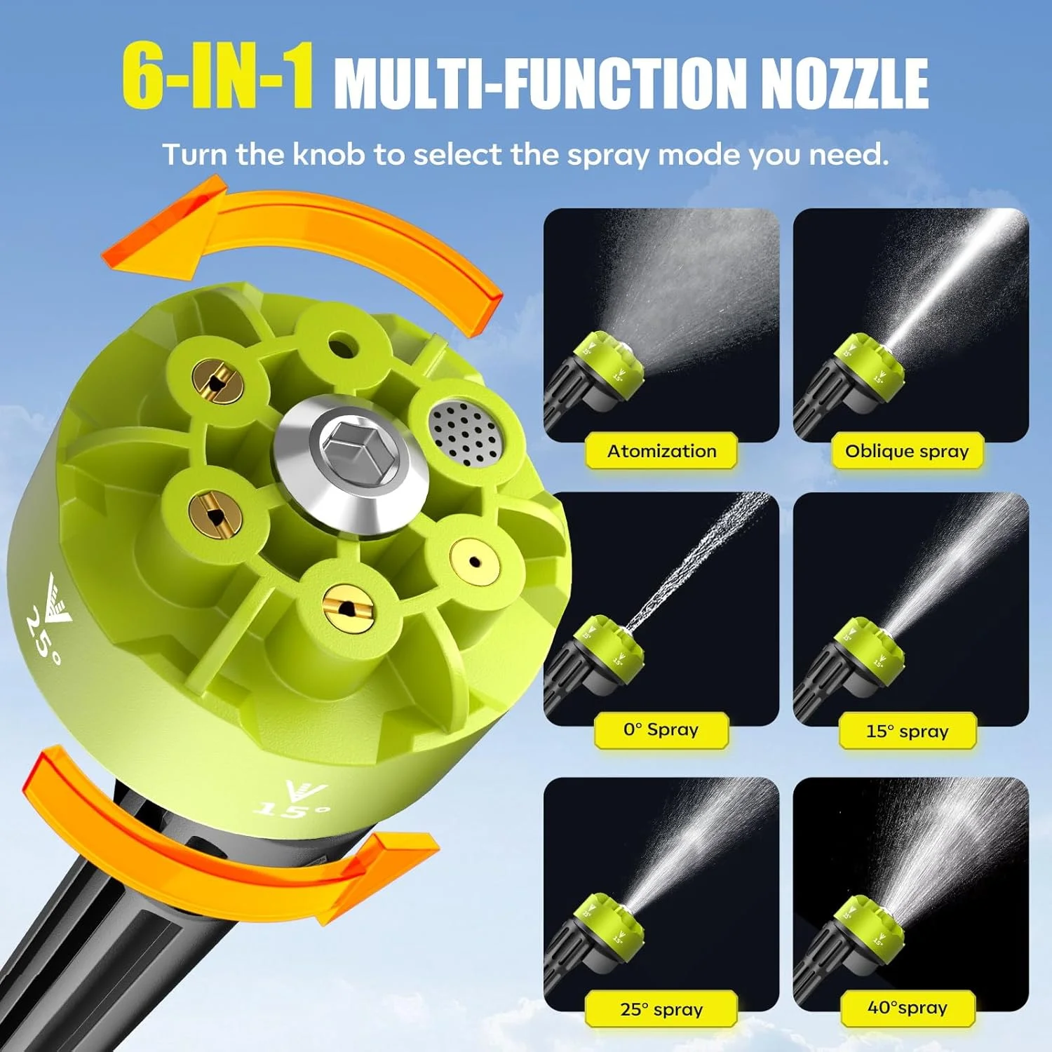 Cordless Pressure Washer, 1200 PSI Portable Handheld Power Washer - Image 3