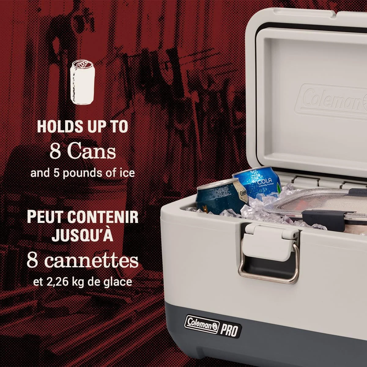 Pro Heavy-Duty 9qt Ultra-Light Premium Hard Cooler Lunchbox, Extra-Thick Insulation Keeps Ice for Days - Image 3
