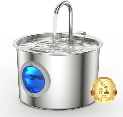 Alternative view of Stainless Steel Cat Water Fountain Cat Fountain 74oz/2.2L Water Fountains