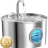 Cat Water Fountain Stainless Steel: Cat Fountain - Water Fountains for Cats