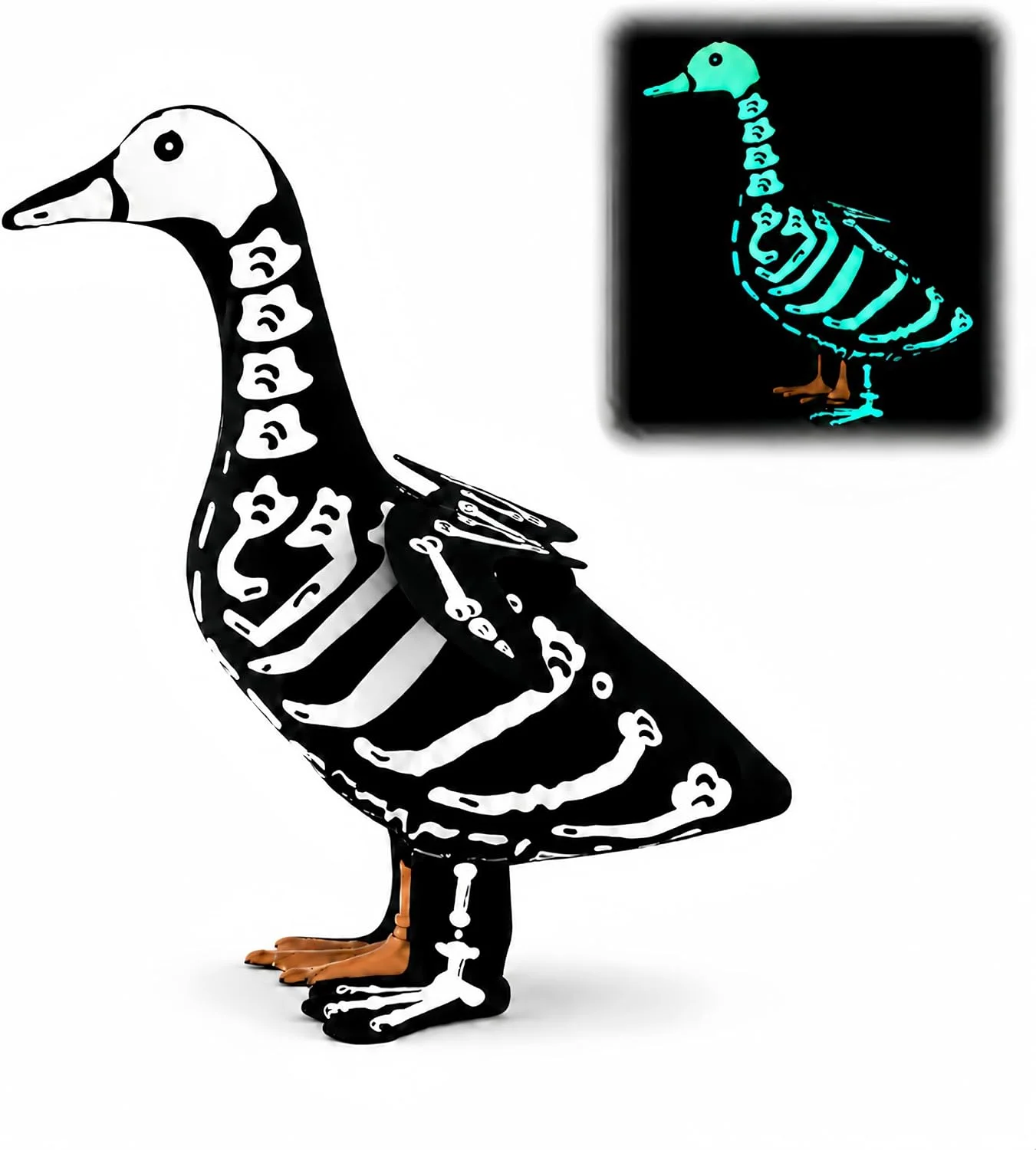 Halloween Porch Goose Costume for 23 Cement Statue - Image 2