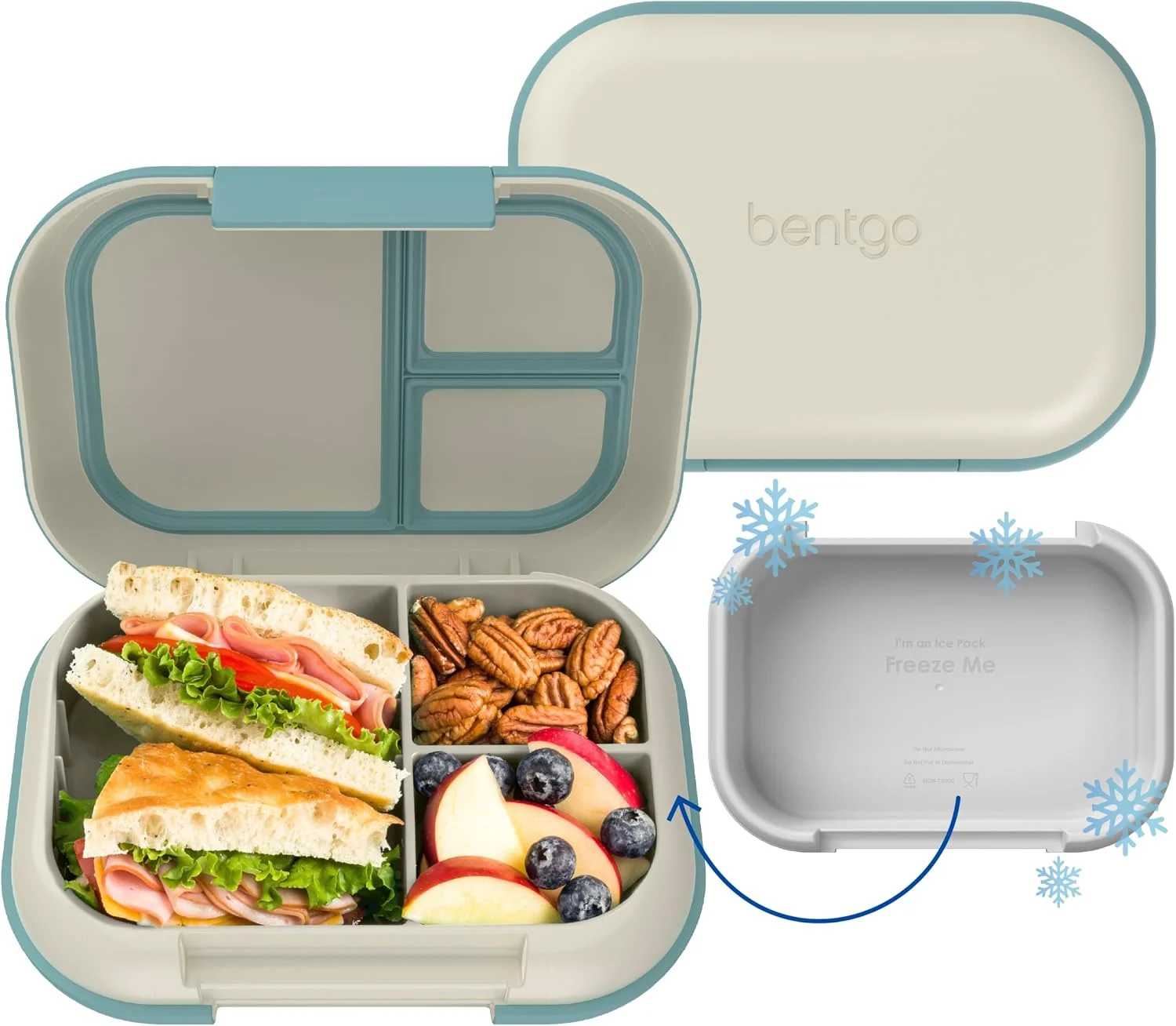 Bentgo Chill Max Leak-Proof XL Bento-Style 3 or 4 Compartment Lunch Box - Image 3