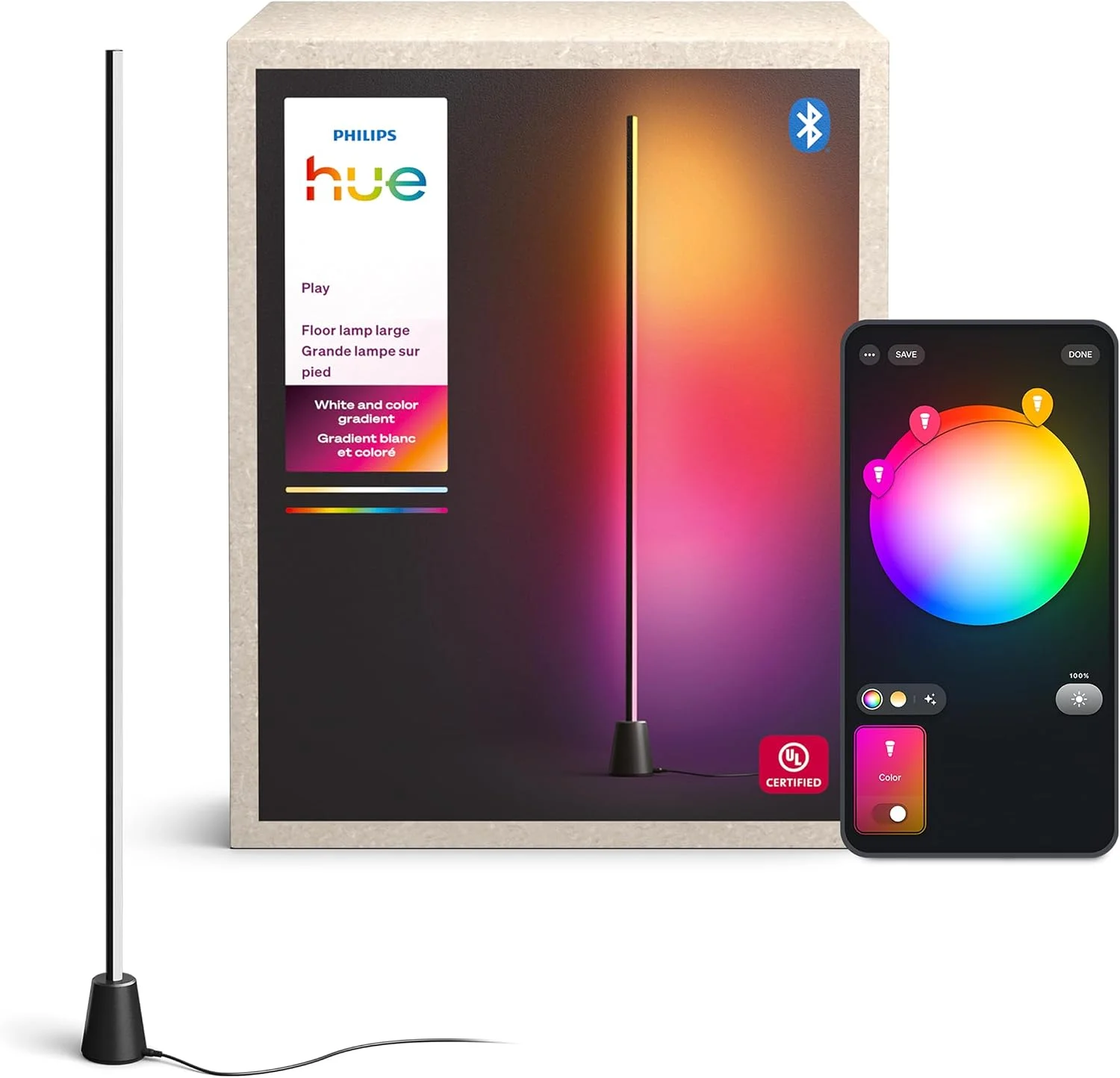 Hue Play Table Lamp, RGBWWIC LED, 23.6, 1-Pack - Image 2