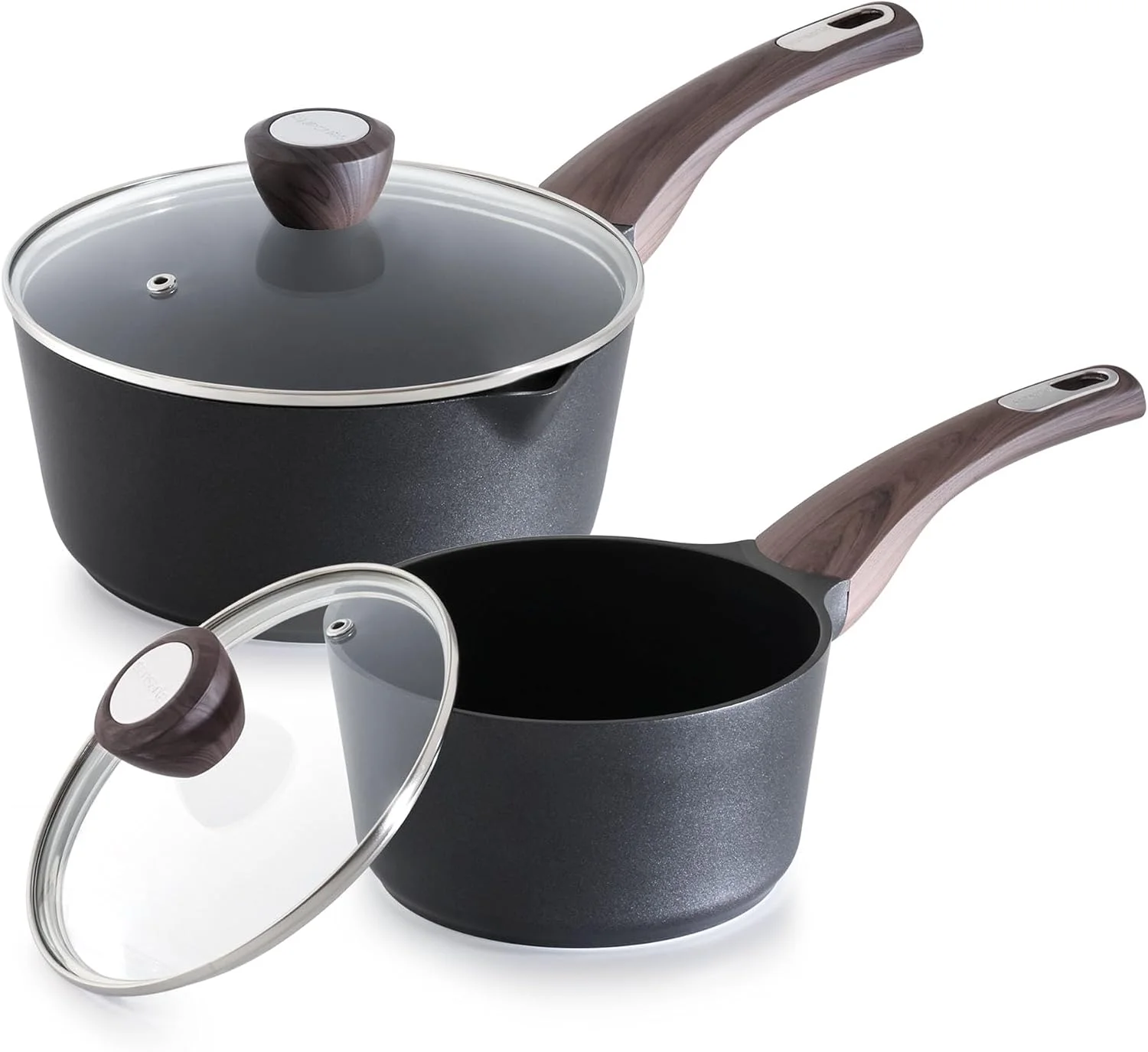 SENSARTE Ceramic Nonstick Sauce Pan with Lid, 1.5 Quart Small Saucepan, White Cooking Pot with Stay Cool Handle, Non toxic Kitchen Sauce Pot, Non stick Sauciers, Induction Pot, PFOA PTFE PFAS Free - Image 4
