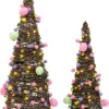 Decor, Fall Tabletop Trees, Lighted Pumpkin Thanksgiving Decorations
