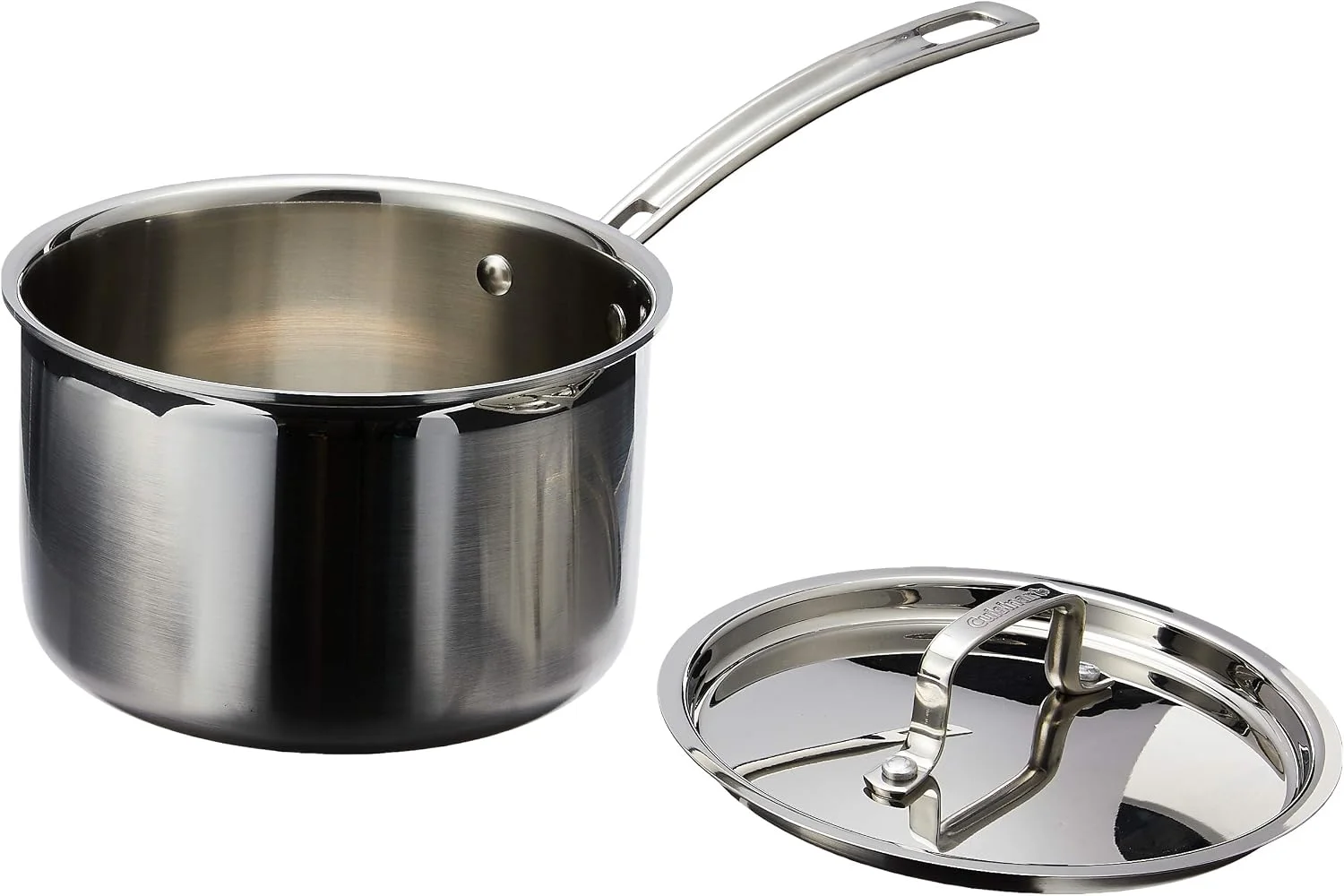 Cuisinart 1.5 Quart Multiclad Pro Triple Ply Saucepan w/Cover, MCP19-16N - Image 4