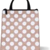 Spade New York, Portable Soft Cooler Lunch Bag with Silver Insulated Interior Lining and Storage Pocket, Joy Dot