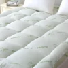 BETENWEL Queen Size Mattress Pad Pillow Top Mattress Cover with Down Alternative Fill- Breathable Mattress Topper Deep Pocket Fits Mattress 8-21 Inches Soft Mattress Protector (60 x 80 Inch, White)