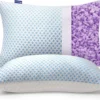 Cooling Memory Foam Pillows Queen Size 2 Pack, Adjustable Shredded Foams, Soft Firm Bed Pillow for Sleeping with Hypoallergenic Zipper Pillow Cover for Side, Back Sleepers, 20x30In