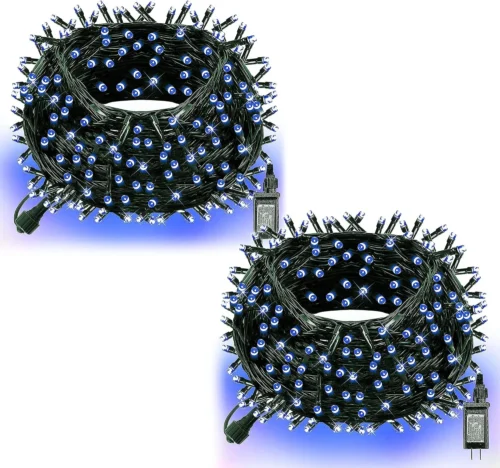 Alternative view of Bright 164 FT 500 LED Halloween String Lights, Waterproof Halloween String Lights Black Wire with 8 Modes