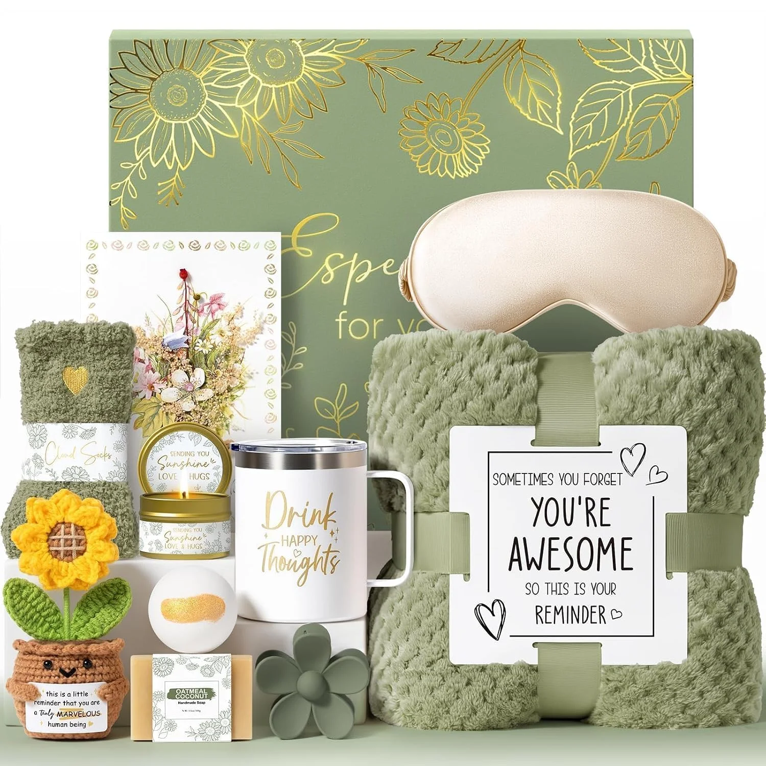 Birthday Gifts for Women Get Well Soon Spa Gift Baskets Self Care Package - Image 2