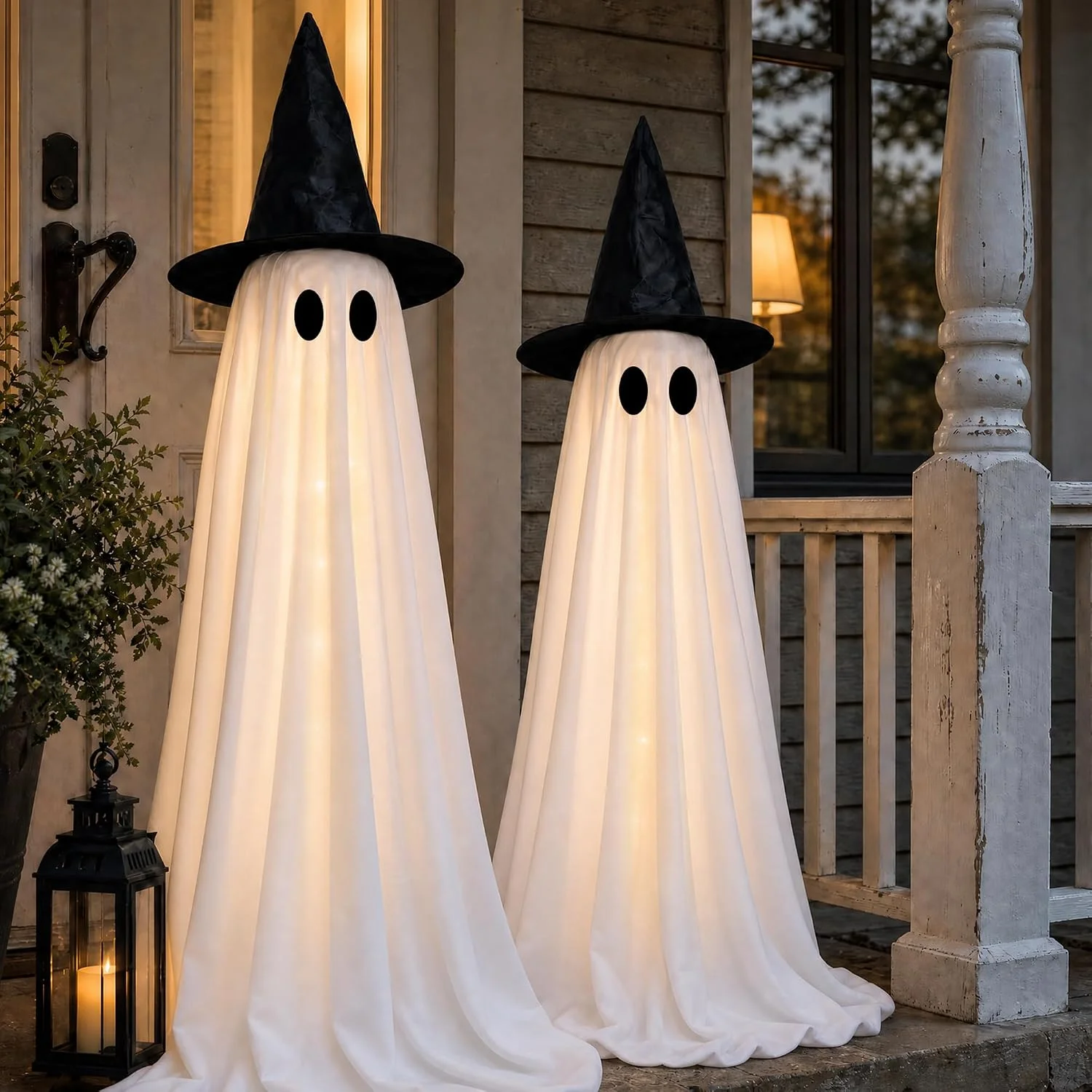 Decorations Indoor -2 Packs Light Up Ghost with Lights - Image 2