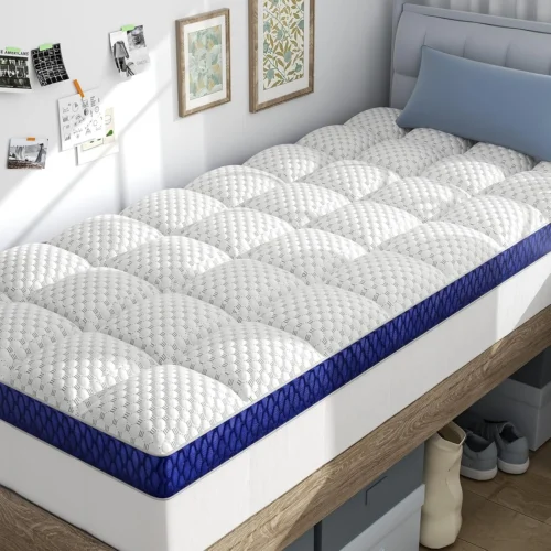 Alternative view of BEDELITE Queen Mattress Topper, Thick Pillow Top Mattress Pad Bed Cover